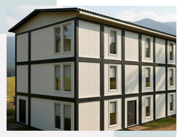 Модульные общежития в Светлограде