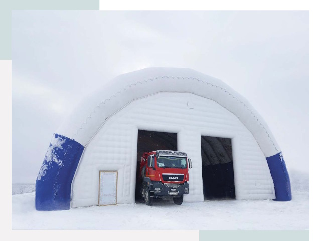 Мобильные ангары в Светлограде