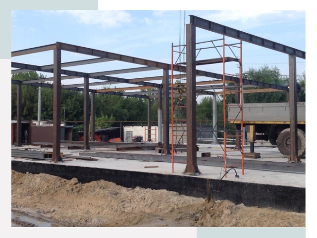 Фундамент для ангаров в Светлограде