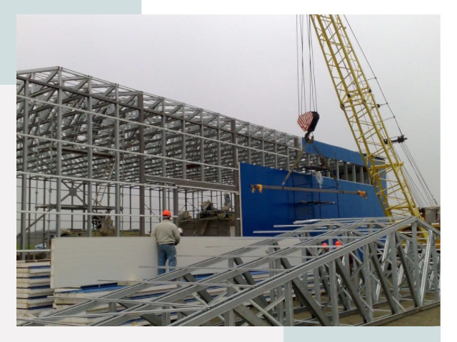 Монтаж ангаров в Светлограде