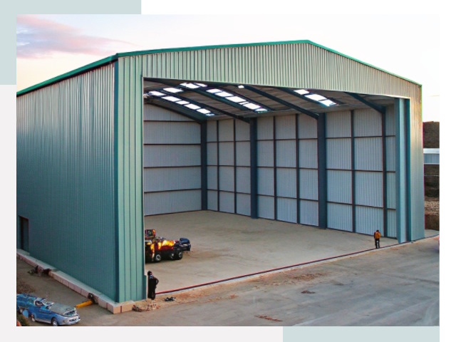 Строительство ангаров в Светлограде